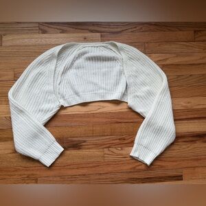 SHEIN Cream Knit Cardigan Size Medium